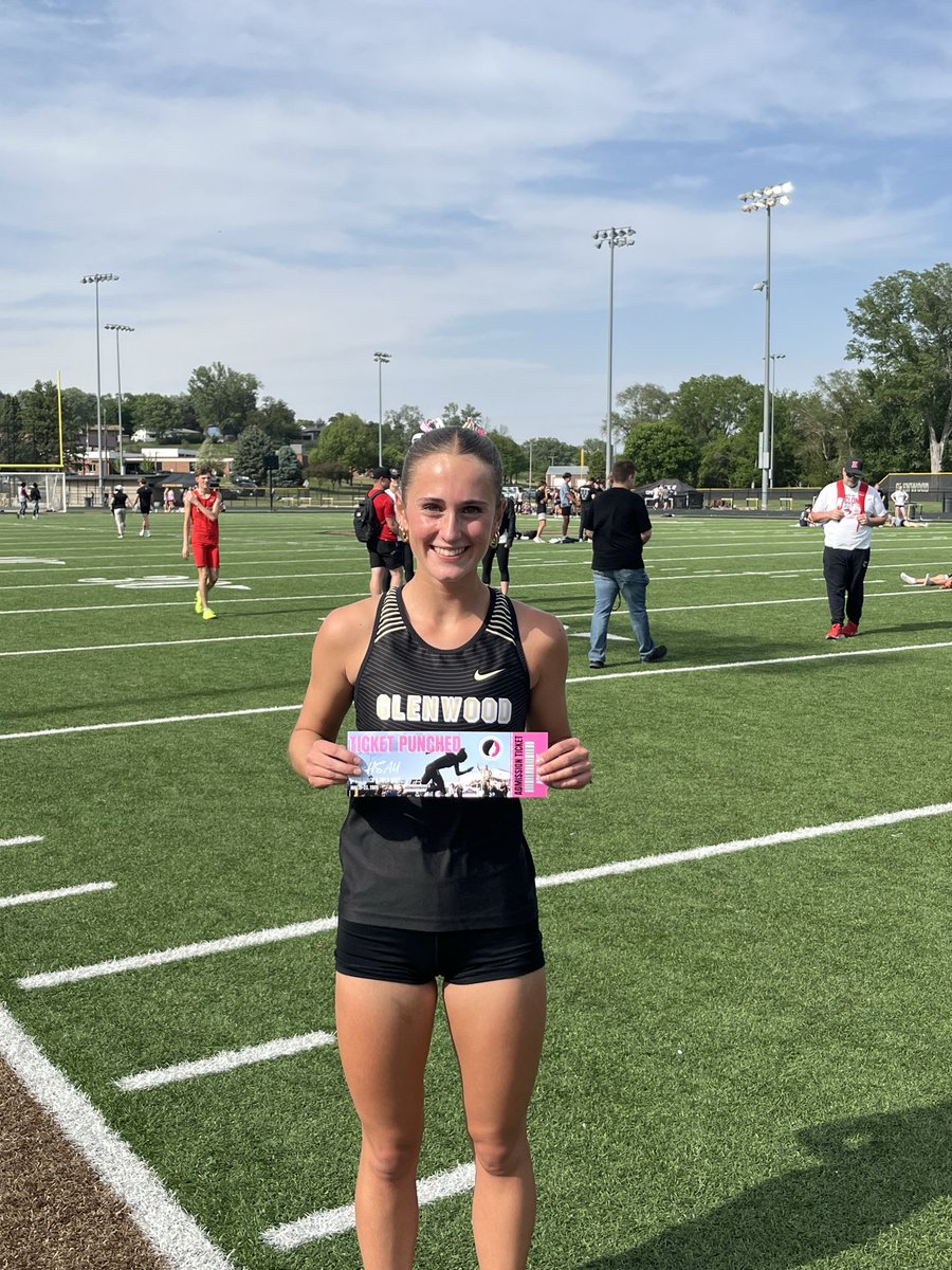 GCHSGTF's tweet photo. Grace wins the 3000 and punches her ticket to state next week! https://t.co/rZd03xhpQv