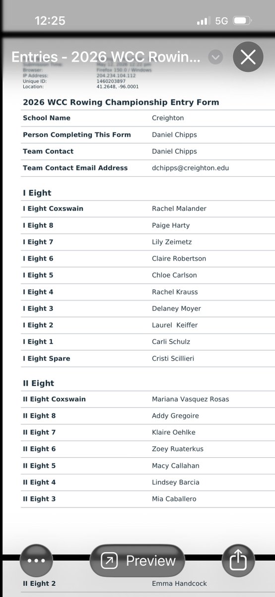 RowJays's tweet photo. Catch @RowJays live in action today and tomorrow on ESPN+!

The first race begins at 10:30 AM (CT)

https://t.co/kQj6VchuvB https://t.co/aHo4cMT1Qm