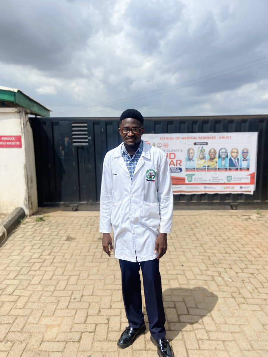 bhadext's tweet photo. 24/36 weeks of 6th year PharmD Hospital rotations done at Komfo Anokye Teaching Hospital(KATH); ONCOLOGY, ACCIDENT AND EMERGENCY, INTERNAL MEDICINE, SURGERY done. 

Bye KATH👋
Next stop: Ejisu Government Hospital for the last 12 weeks! MATERNAL and CHILD HEALTH. 

Closer🔜🙏💊💉! https://t.co/DAWhtCsl5r