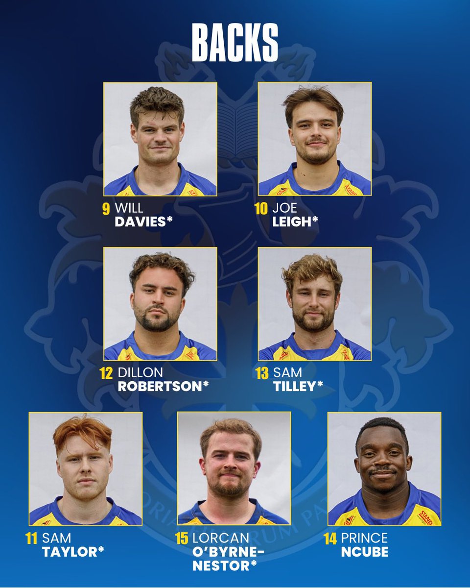 OERFCofficial's tweet photo. ๐จ TEAM NEWS ๐จ
For the final time this season, hereโs your @OERFCofficial line-up for tomorrowโs Counties 1 South Plate final against @MN_RFC at @shaftesburypark (โฐ3pm).
The side remains unchanged from last Saturdayโs semi-final victory. ๐
#COYE ๐ต๐ก #oneclub #upforthecup https://t.co/dueSaWaVbB