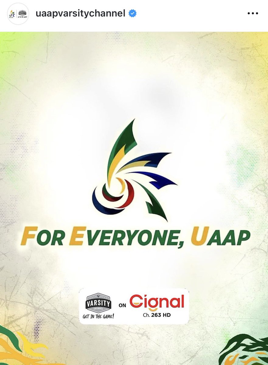 tj_canino's tweet photo. 🚨CONFIRMED: THE OFFICIAL TAGLINE FOR UAAP SEASON 89 IS:

“For Everyone, UAAP.”

🔰Far Eastern University will serve as the next host of the season! https://t.co/J8HiiZaebk