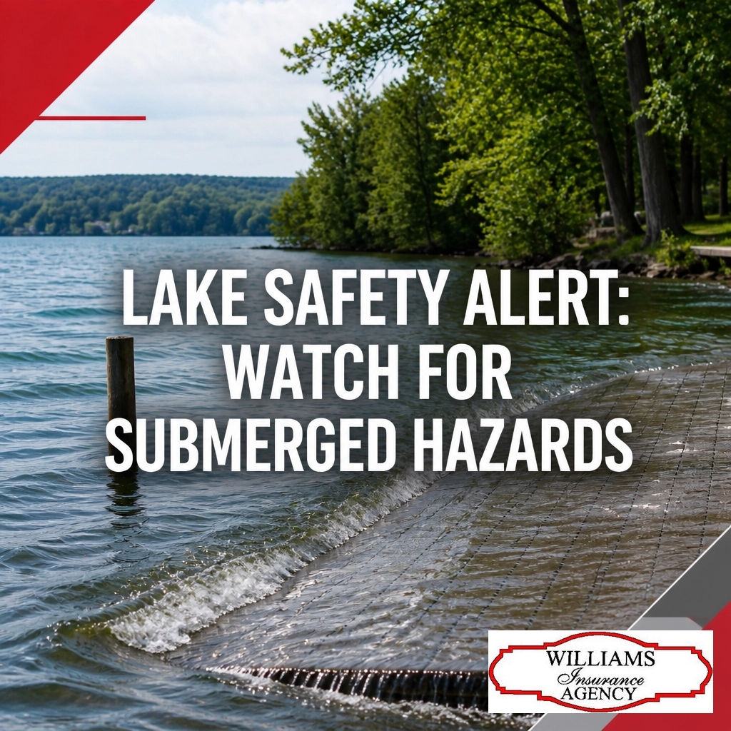 AgencyWilliams's tweet photo. Seneca Lake is playing hide and seek with submerged hazards! 🌊 High water means docks and debris are lurking just below the surface. Stay alert and keep your hull happy out there, neighbors! Stay safe and enjoy the water. #SenecaLake #BoatingSafety #FingerLakes #NY https://t.co/Fke7wGY3aA