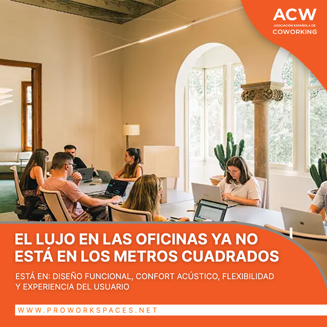 ACW_asociacion's tweet photo. El lujo en las oficinas ya no está en los metros cuadrados✨
Está en:
✔ diseño funcional
✔ confort acústico
✔ flexibilidad
✔ experiencia del usuario
👉🏻Encuentra tu espacio ideal en nuestra web: https://t.co/MVxP8sJ29S
#ProWorkSpaces #coworking #MoveToFlex https://t.co/sYXr04tzYD