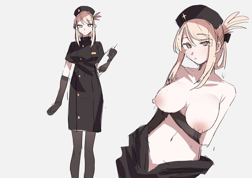 でかぱい黒ナース 