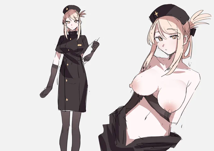 でかぱい黒ナース