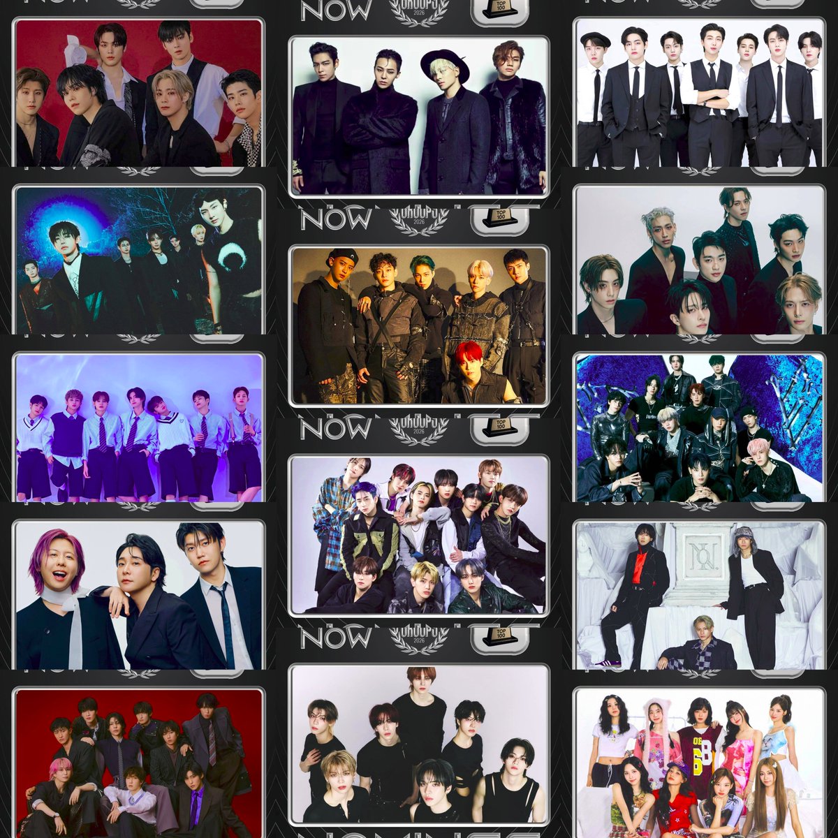 TOP100KPOP's tweet photo. 🚨 WHICH IS THE BEST GROUP?

👉 LAST HOURS VOTE!!!

🏆 Grand finale with the 10 most voted nominees!
🔗 VOTE: https://t.co/SHUStTXMXO https://t.co/oxCrTwTeD5