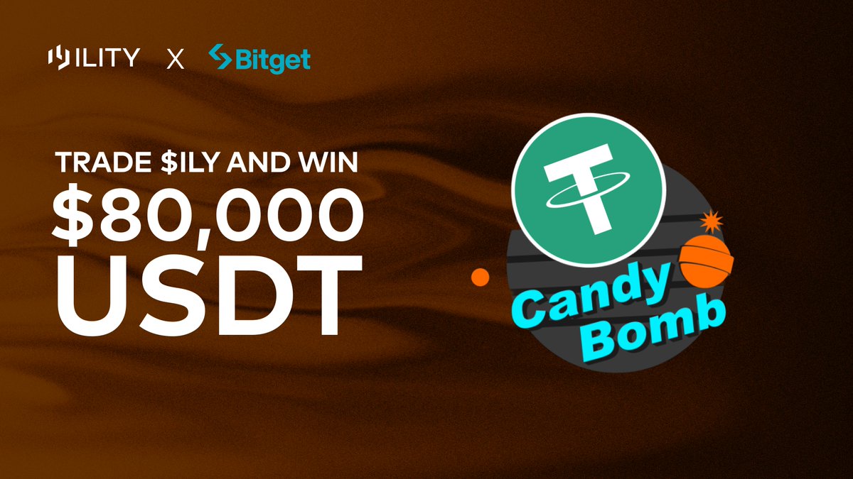 ILITY_xyz's tweet photo. Celebrating $ILY listing on @bitget 🎉

The Candy Bomb event is LIVE!

Complete simple tasks, Trade $ILY and grab your share of $80k USDT rewards

4 days left! don’t miss out!

https://t.co/vbxe9CT9af https://t.co/Qv8draM608