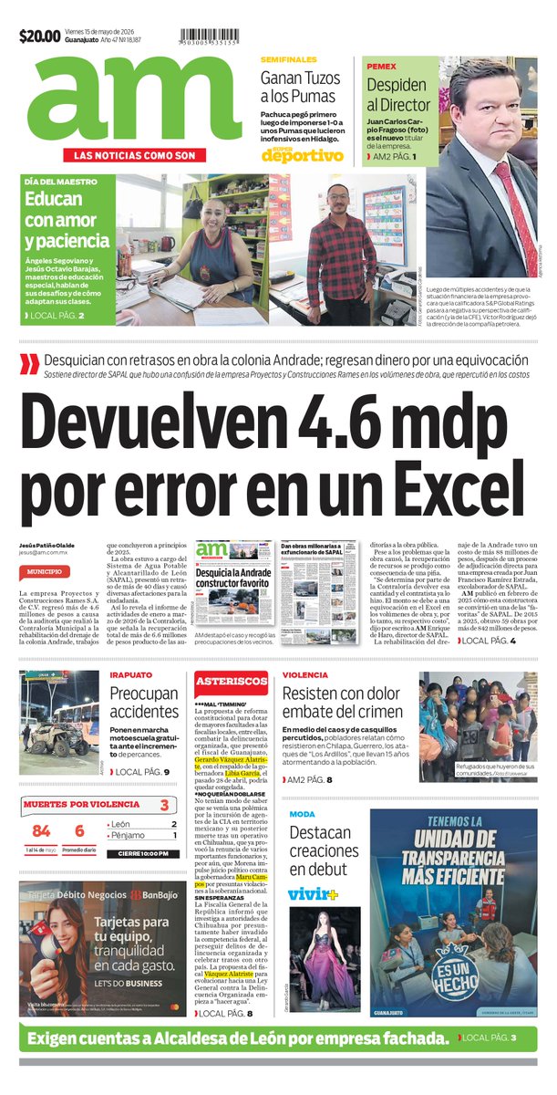 Periódico AM Noticias tweet media