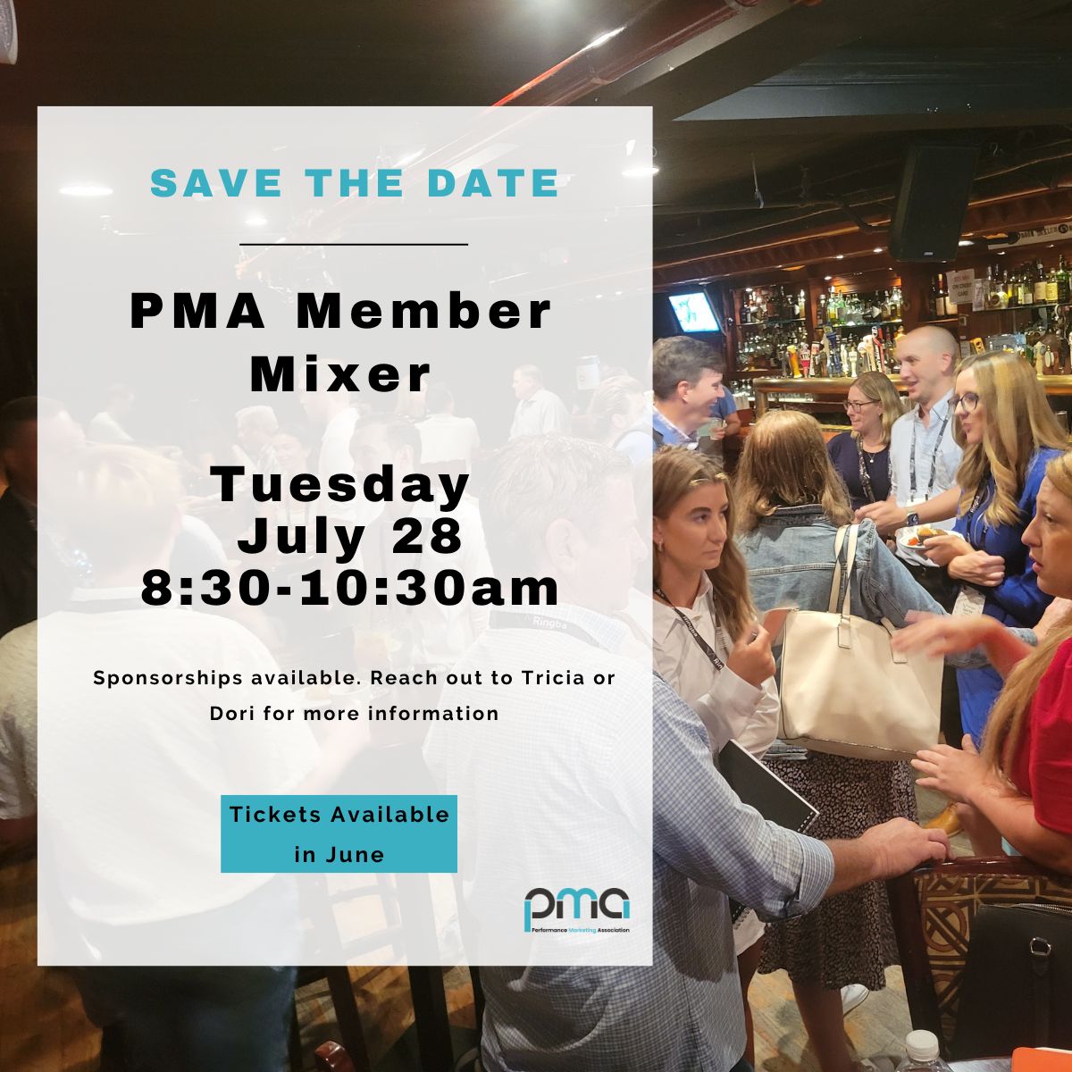 pmassociation's tweet photo. Save the date for our PMA Member Mixer at Affiliate Summit East! Tickets will be available late June. We are still looking for a few more sponsorships! https://t.co/04JYWJOZRY