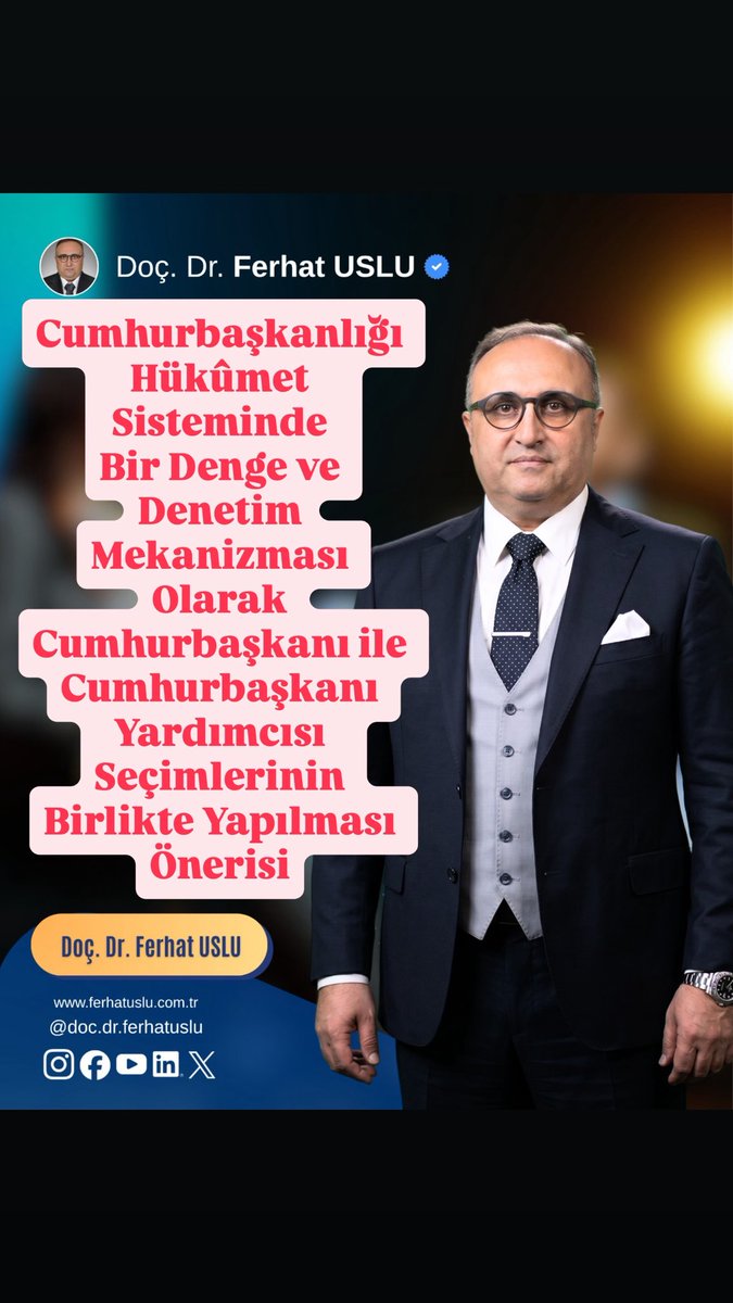 Doç. Dr. Ferhat Uslu tweet media