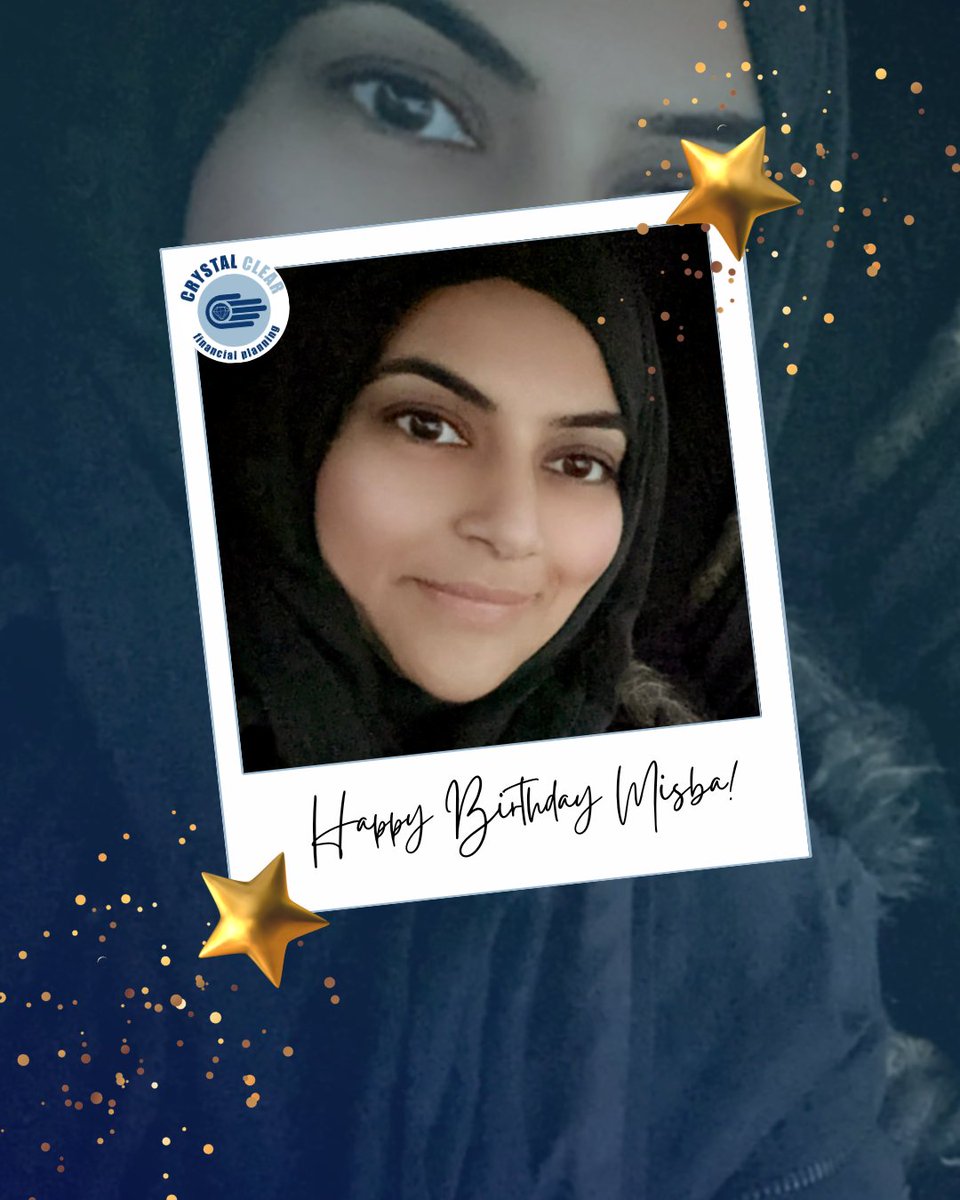 PlanningCrystal's tweet photo. Join us in wishing our Mortgage &amp; Protection Adviser, Misba, the happiest of birthdays! 🎉🥳

Happy Birthday Misba, we hope you have the best day.

Enjoy celebrating your special day!🤩

Best Wishes,
CCFPL Team x

#happybirthday #celebrate https://t.co/DwdUCTAh1t