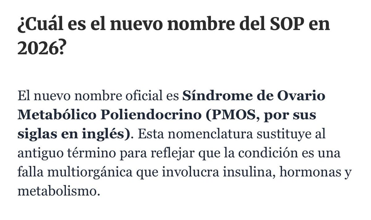 emelymd's tweet photo. No importa si tiene. 10 o 20 quistes ( que en realidad son foliculos) en los ovarios, lo importante es la clinica y la bioquímica neuroendocrina alterada de manera diferente en cada mujer. De ahi se parte a que se le cambiara el nombre. https://t.co/RcLWST5N6u