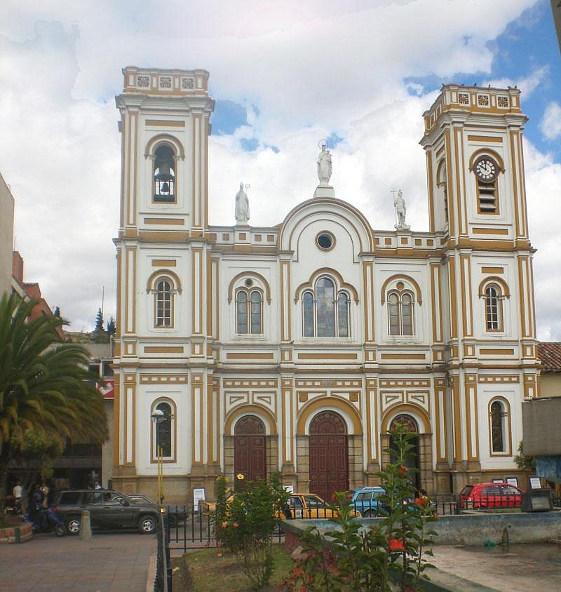 ColCathAes's tweet photo. Catedral San Martin de Tours in Sogamoso, Boyaca.

Built in 1917, it stands over the old Colonial church that once served Sogamoso, today it serves as the see of the Diocese of Duitama-Sogamoso. https://t.co/4BqdxagxHL