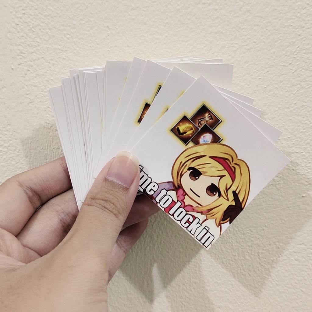kubisoup's tweet photo. Sticker freebies to all my granblue homies for #CF22!! just tap someone with this itabag ✨ https://t.co/fDMu8arjRz