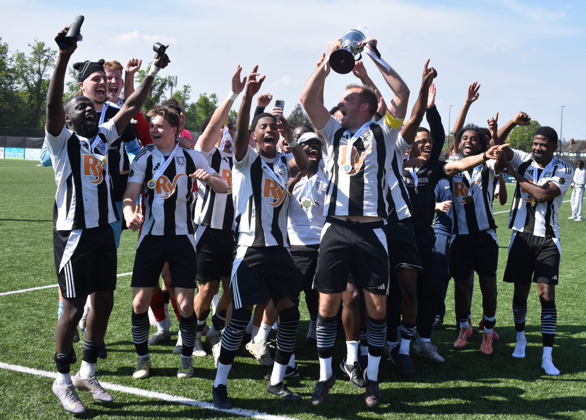 OfficialMadJ's tweet photo. Season 25/26 done ⚽️
Time to rest and recharge for another 

Thank you to @official_scrfc x @guildfordcityfc x @TootingBecFC for the opportunity to showcase my ability.

A lot of ups &amp; downs however a great way to end the season with 🏆🥇

@RyanGondoh once said - WINNERS WIN 🏅🏆 https://t.co/is4s0TPhod