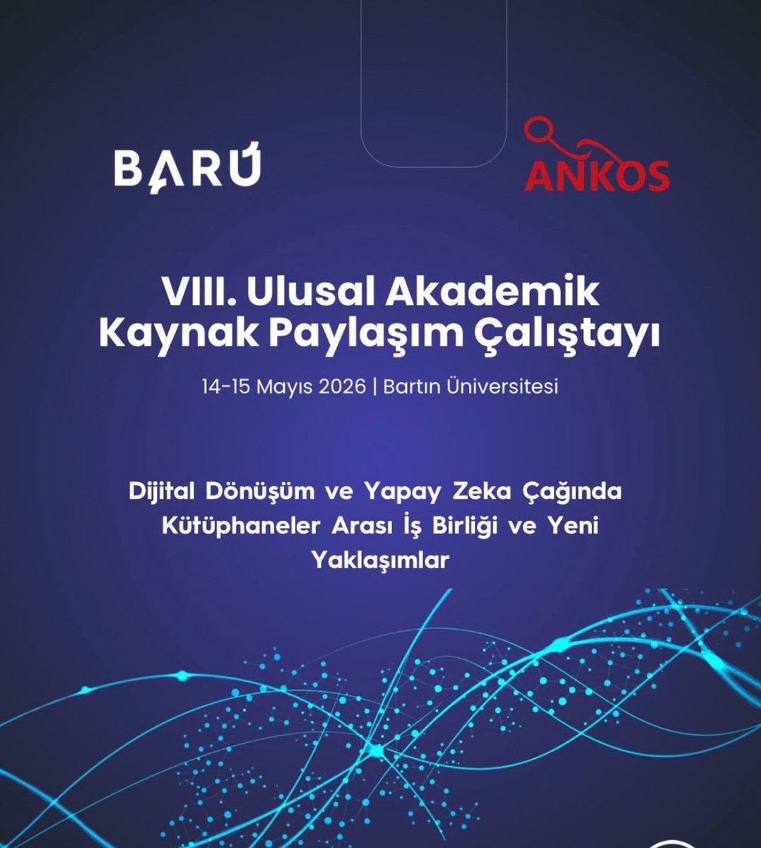 BounLibrary's tweet photo. 14-15 Mayıs tarihlerinde Bartın Üniversitesi ev sahipliğinde düzenlenen VIII. Ulusal Akademik Kaynak Paylaşım Çalıştayı'nda bu yıl; "Dijital Dönüşüm ve Yapay Zeka Çağında Kütüphaneler Arası İş Birliği ve Yeni Yaklaşımlar" konusu uzmanlarıyla birlikte ele alınmıştır. https://t.co/fh1cHyloG4