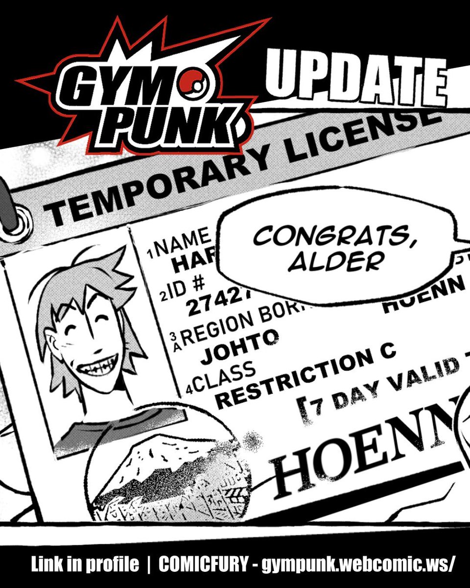Olibheare's tweet photo. Congrats on the Gympunk update!! For 7 days only?!
Read on Comicfury > https://t.co/gW6EyZHelv 

#pokemon #nuzlocke #manga #webcomic https://t.co/MGUmtfBD7M