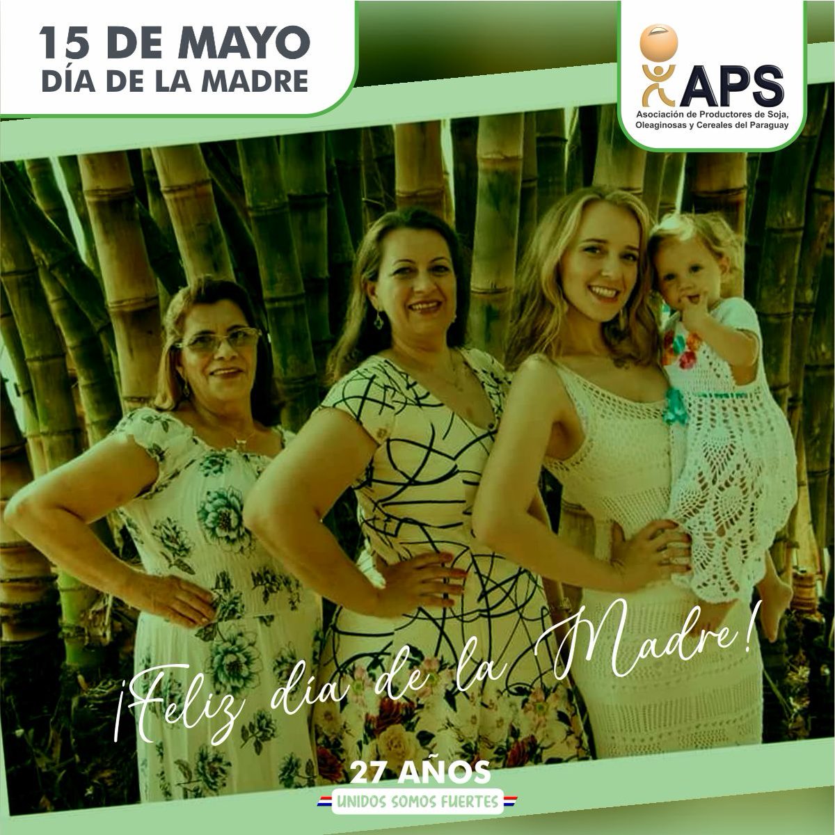 APScentral's tweet photo. Hoy celebramos a esas mujeres que siembran amor, valores y fuerza en cada generación.  
Madres, abuelas, hijas... el pilar que sostiene a las familias y al campo paraguayo.  

Desde APS saludamos con admiración y cariño a todas las madres 💐

¡Feliz Día de la Madre! https://t.co/00qiDivXMn