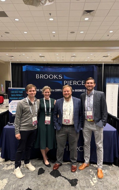 BrooksPierceLaw's tweet photo. Brooks Pierce proudly sponsored @NCTA (NC TECH) TechFest in Durham, NC! Partner Will Quick joined the cybersecurity panel, “Words Matter: Communicating Cybersecurity Readiness, Risk and Reality,” with Jennifer Fix, Chuck Kesler, Keith Stouder, and Amy Reeder Worley. https://t.co/84BE85119p