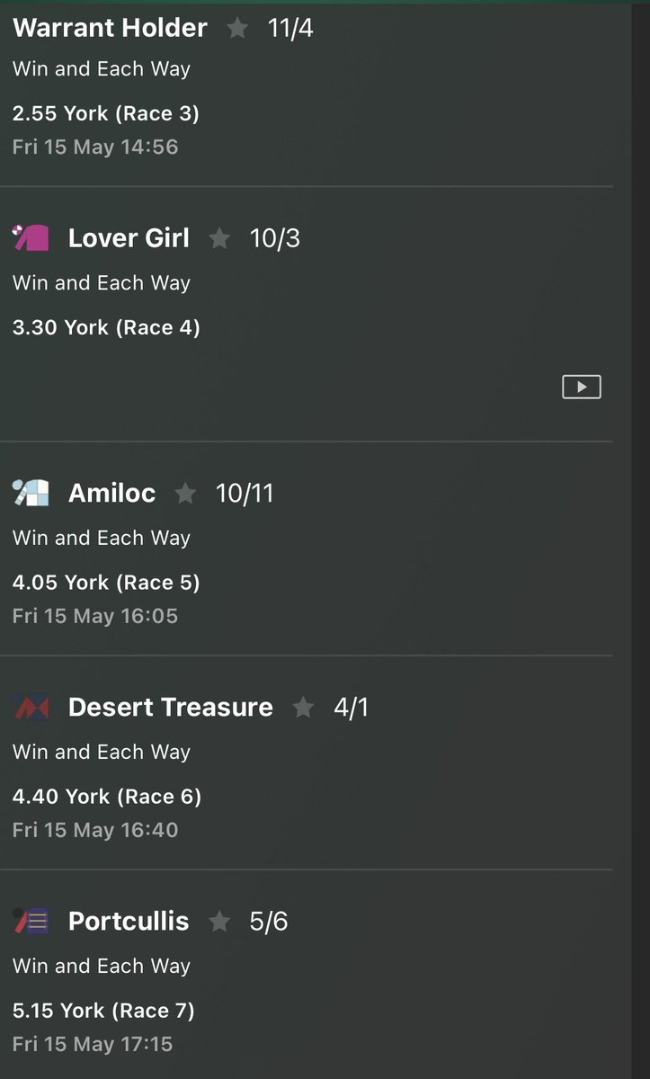 UkDailyracing's tweet photo. My York picks #horseracing #bet #gamble https://t.co/SRKev2q4ua