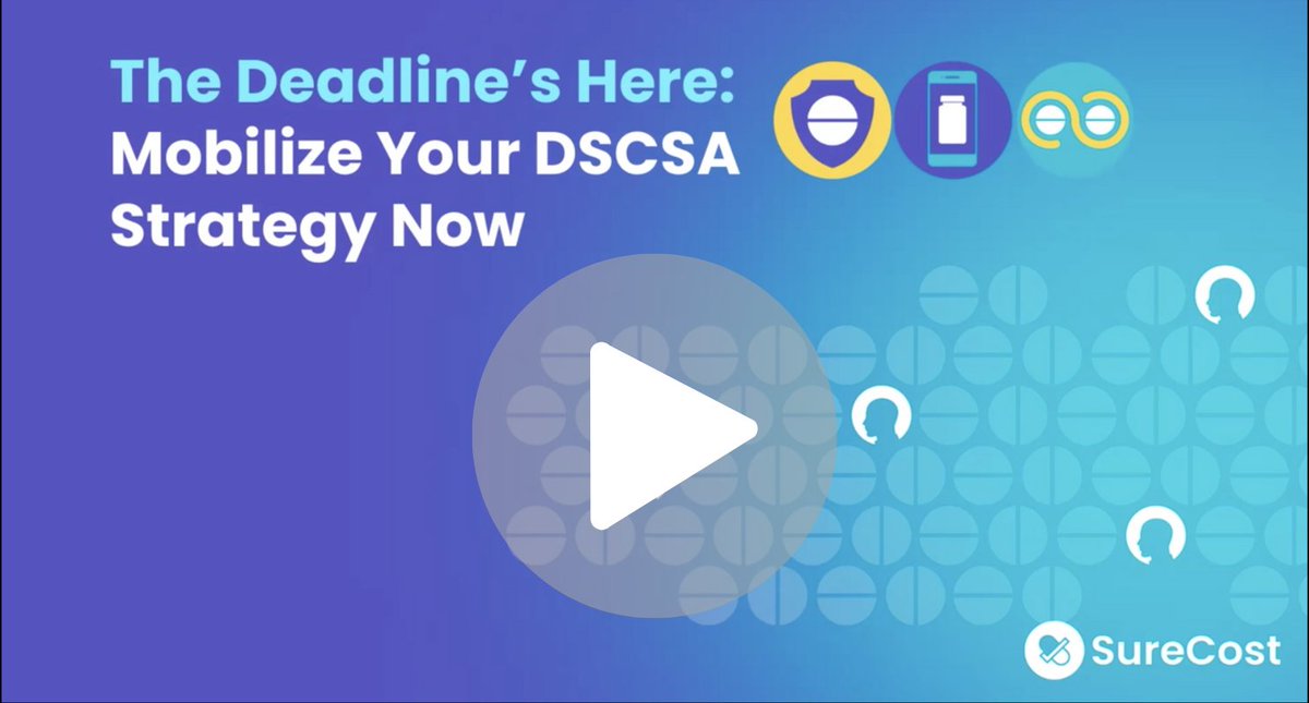 SureCost's tweet photo. DSCSA guidance keeps evolving. Pharmacies are left turning regulatory updates into real operational workflows.

This week, learn what to focus on now in our on-demand webinar: ▶️ https://t.co/0jAzJjtqwc

#DSCSA #PharmacyCompliance #SureCost #Webinar https://t.co/nkt4iQaOph