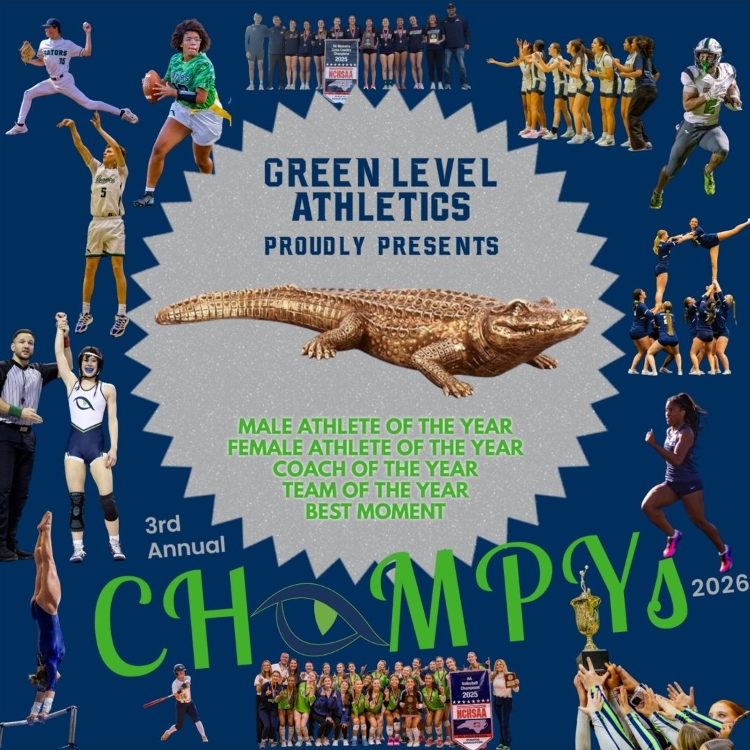 G_L_ATHLETICS's tweet photo. VOTING IS NOW OPEN!
Cast your ballot for the 2026 #CHOMPYs!
Voting is only open to Green Level students and staff, and you must me logged into your WakeID in order to vote.
FORM: https://t.co/ZVkqGW3rVJ https://t.co/GDZqH7Xwh1