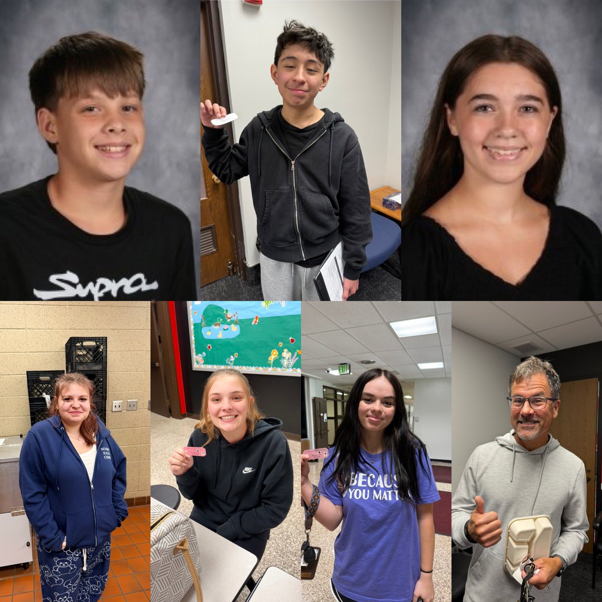 GopherCounselor's tweet photo. Congratulations to our Gophers of the Week this week! @CPHSGophers 
7th- Colton Morgan
8th- Abdiel Velasco
9th- Brook-Lynne Galvan
10th- Rebecca Bailey
11th- Nikole Howe
12th- Zelda Wampler
Staff- Troy Clark https://t.co/Tcd2Z4f2pX