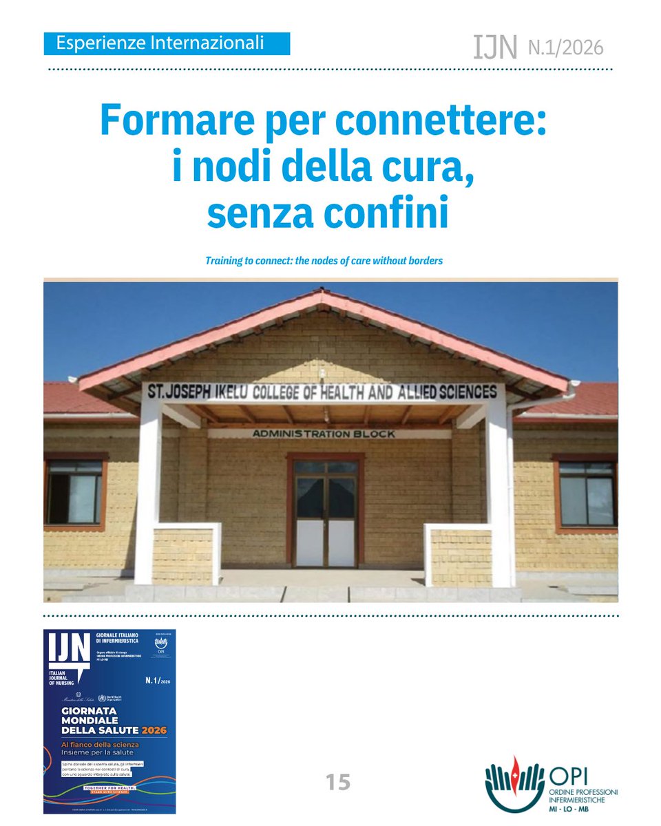 IJNursing's tweet photo. Formare per connettere: i nodi della cura, senza confini

La formazione sanitaria può diventare uno strumento di connessione, crescita reciproca e cooperazione internazionale.

📖 Leggi l’articolo completo su IJN.
👉 https://t.co/Yrx9Tk0gdY
.
.
#ItalianJournalofNursing #IJNItalia https://t.co/gFFp33NVwv
