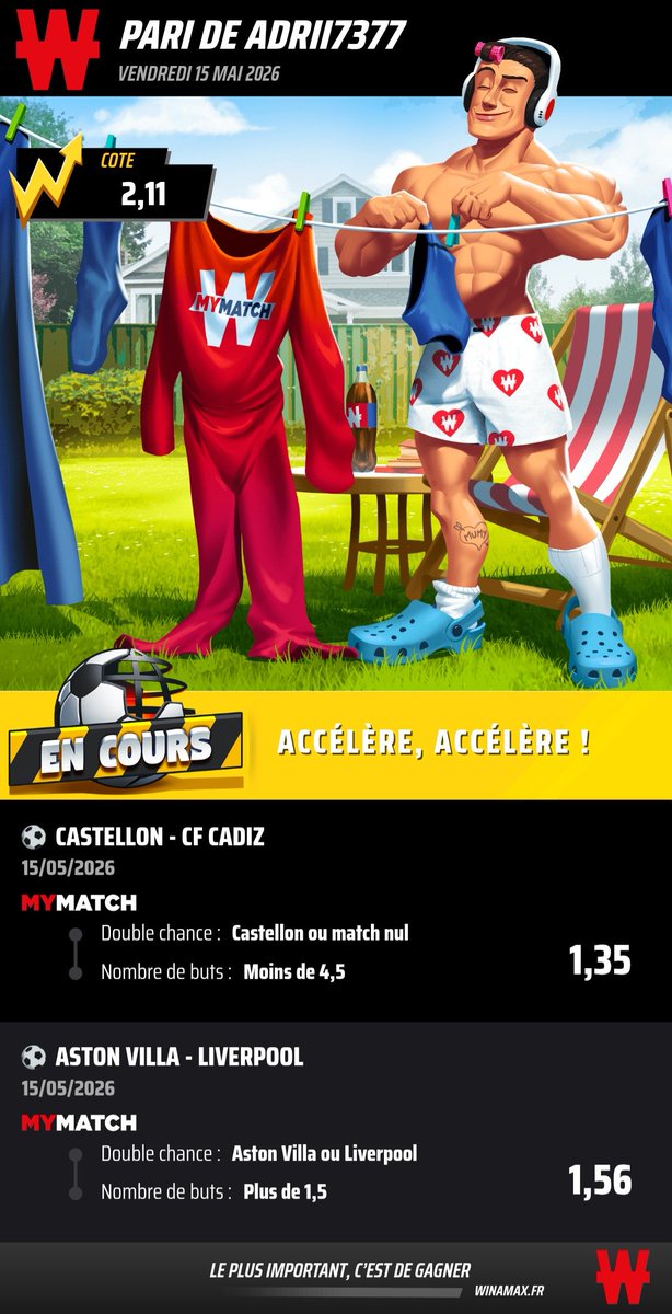 Adri_Pronos's tweet photo. On se relance !

20h30  ⚽️🇪🇦🇬🇧  @ 2.11  💰40€

Castellon ou nul &amp; -4.5 buts
Aston Villa ou Liverpool &amp; +1.5 buts

Castellon est monstrueux cette saison face à un Cadiz décevant.
Aston Villa et Liverpool se battent pour la 4eme place ça sent le match fou.

RT/❤️ si tu suis. https://t.co/zb5wbF7V5J