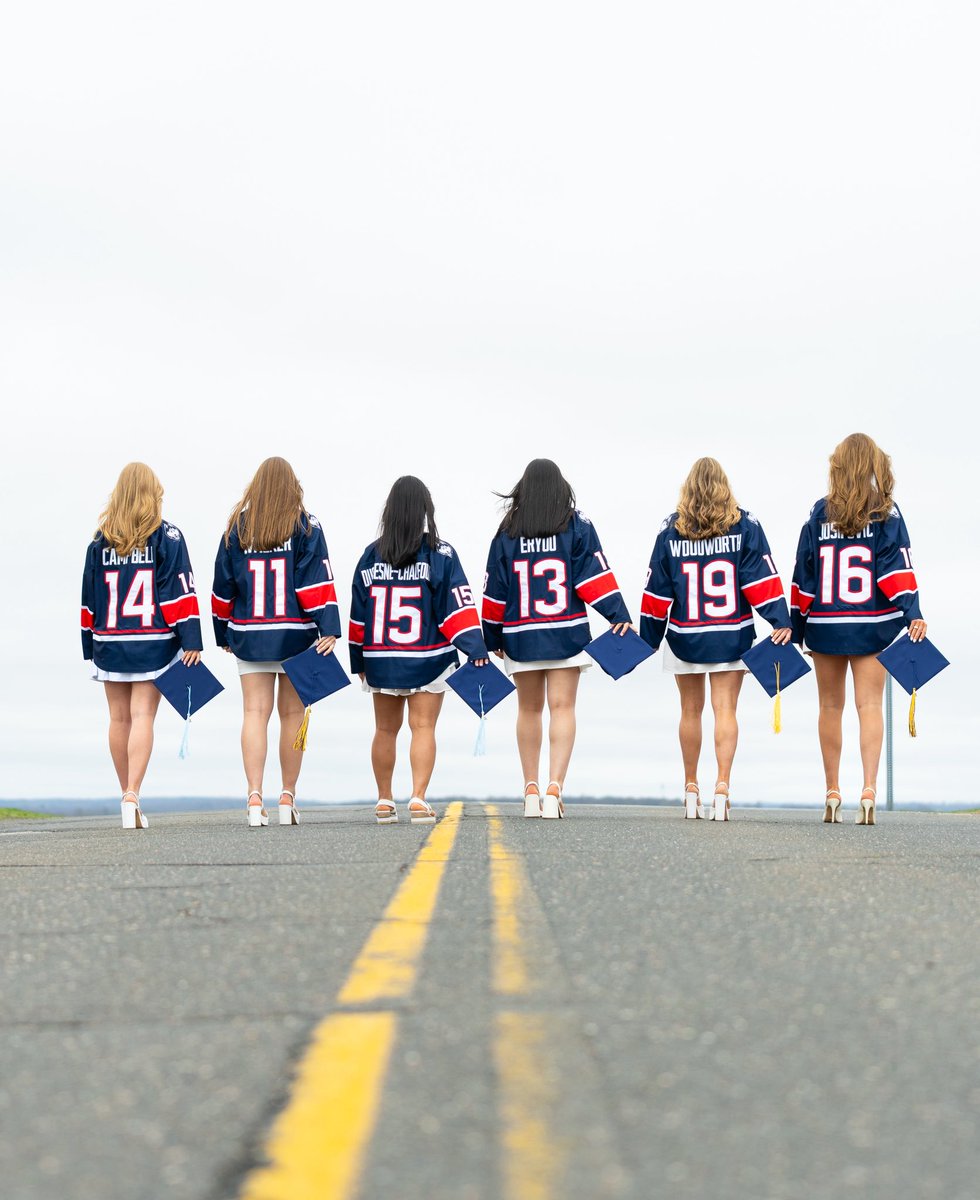 UConnWHOC's tweet photo. Congratulations to the Class of 2026 on your graduation weekend! So proud of all that you’ve accomplished on and off the ice over your time in Storrs 

#HuskiesForever 🎓🍾🤓 https://t.co/0SfEICt69Y