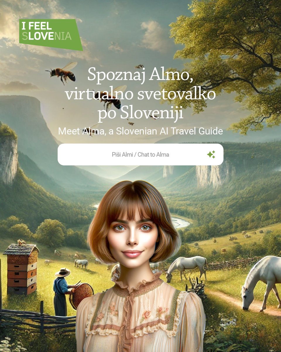 ParalympicsSLO's tweet photo. 🇬🇧 Explore Slovenia with Alma 🕵🏻‍♀️✨
Your AI travel advisor inspired by legendary traveller Alma M. Karlin. Discover hidden gems, scenic hikes, cycling routes, city breaks &amp; wellness escapes — all tailored to you.💚
Meet Alma/start planning👉 https://t.co/LjAVGKIopb
@SloveniaInfo https://t.co/Gpg6tBe8cm