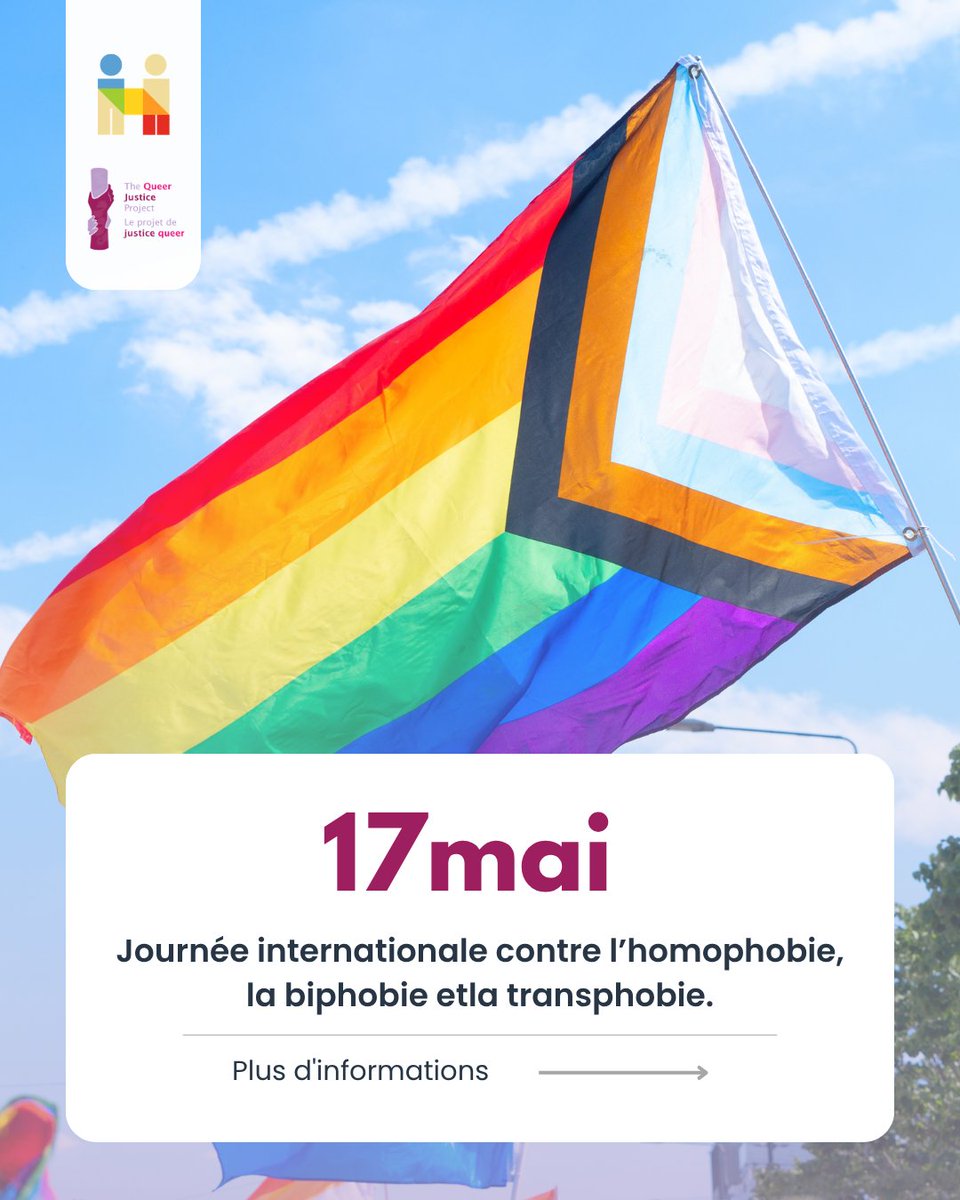 QueerJusticePr's tweet photo. Le 17 mai est la Journée internationale contre l'homophobie, la biphobie et la transphobie ; un rappel pour mettre en valeur les voix 2slgbtqia+ et stopper la haine sous toutes ses formes. https://t.co/n8XmWMkjrv