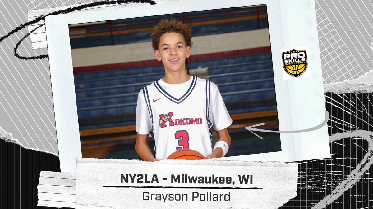 CoachDSchauss's tweet photo. 2027 Guard @GrayPollard27 is in Milwaukee this weekend for the NY2LA Spring Extravaganza with Pro Skills Basketball https://t.co/dsfyYl8F2a