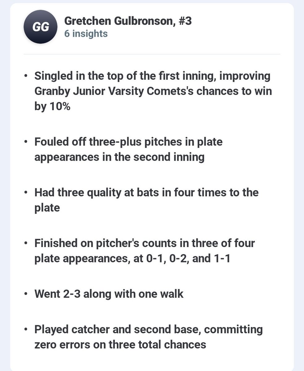 GretchenG2029's tweet photo. Our 2nd to last JV game of the season. We brought home another W against Manor 17-0 #softball #GranbyComets #middleinfield #catcher #classof2029 @5starzydzikVA https://t.co/SDszlzc5mH