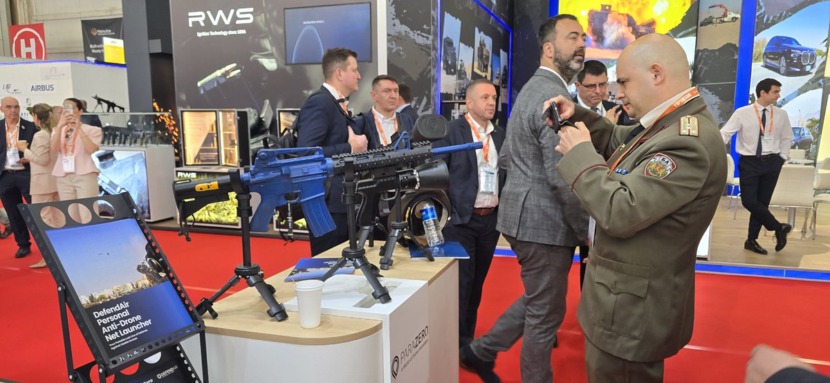 ParaZero_Tech's tweet photo. BSDA 2026 comes to an end and we would like tothank everyone who came to visit us at our booth. As the drone threat is getting closer and closer to Europe, DefendAir stands tall as the standard for net-based interception .

Our next stop - SOF Week in Tampa - see you there!

DefendAir - where the threat ends, victory begins.
$PRZO #CUAS #Defense