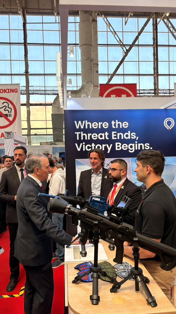 ParaZero_Tech's tweet photo. BSDA 2026 comes to an end and we would like tothank everyone who came to visit us at our booth. As the drone threat is getting closer and closer to Europe, DefendAir stands tall as the standard for net-based interception .

Our next stop - SOF Week in Tampa - see you there!

DefendAir - where the threat ends, victory begins.
$PRZO #CUAS #Defense