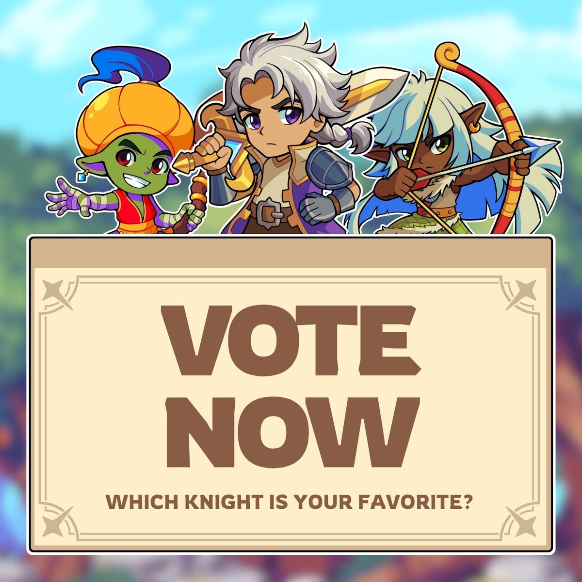 Pocket Knights tweet media