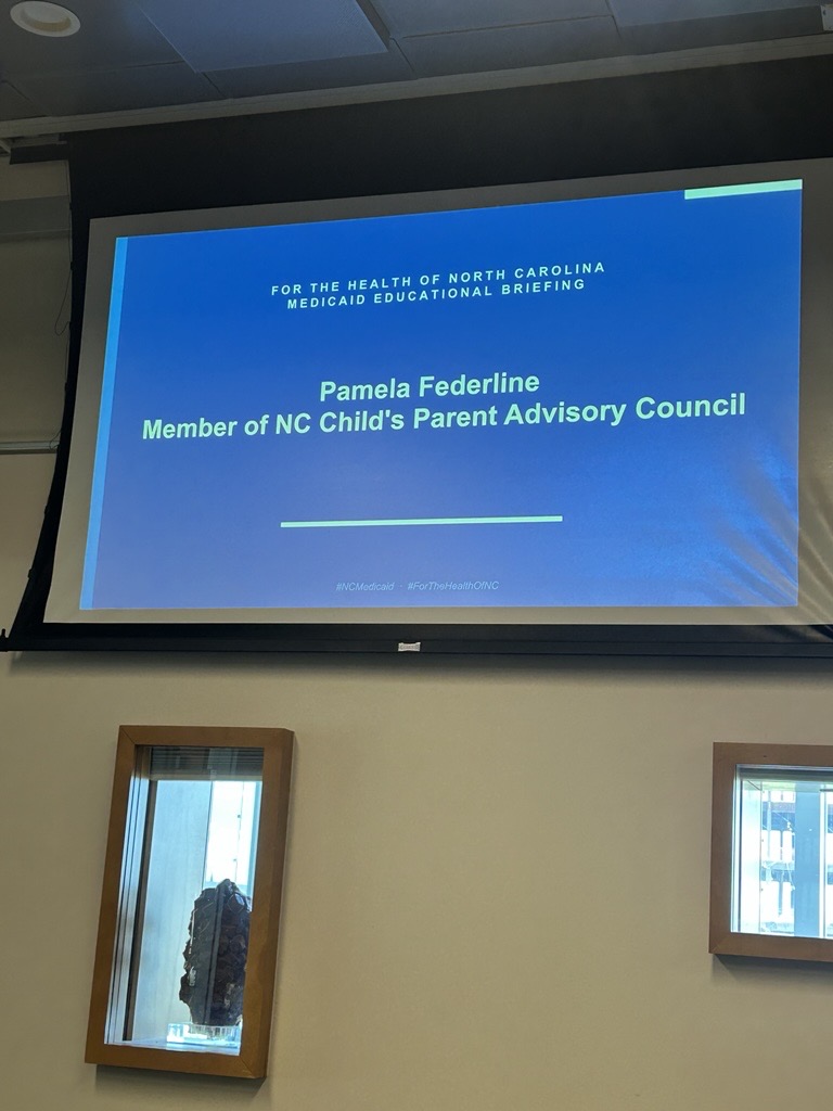 ncchild's tweet photo. Yesterday Pamela from our Parent Advisory Council shared her story at the Medicaid Educational Briefing hosted by the KBR Charitable Trust. We are thankful for our PAC members and how they show up and advocate for children and families in our state who need our attention today. https://t.co/LwL4F0p1DI
