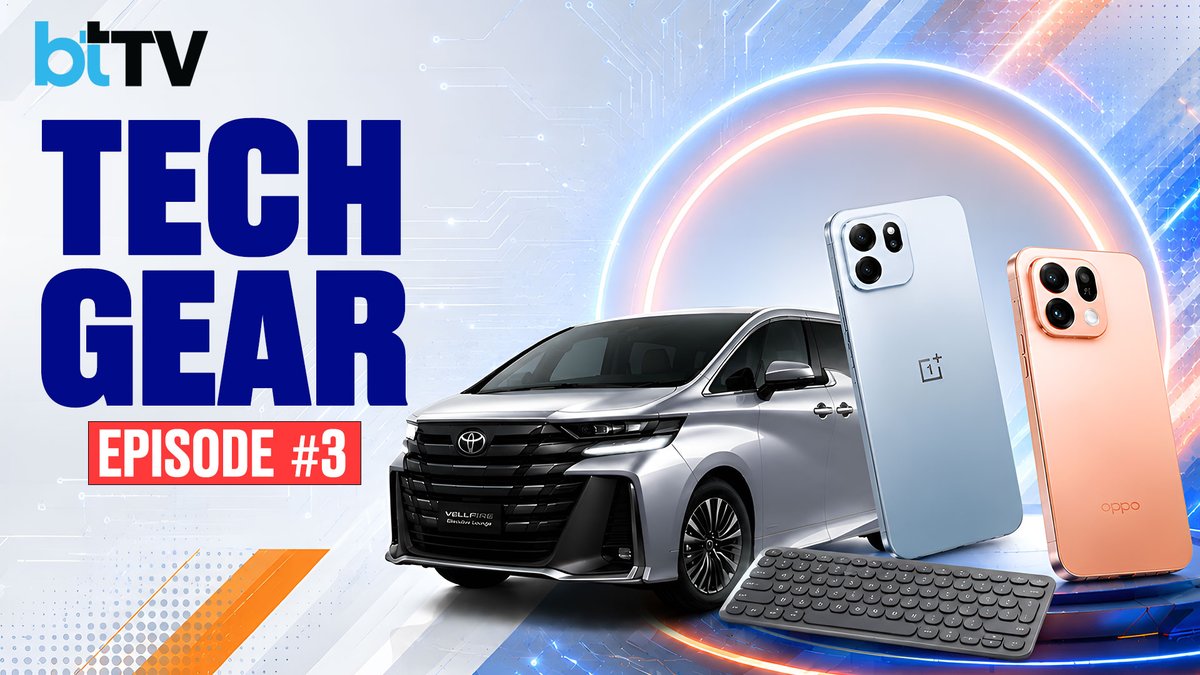 business_today's tweet photo. The Tech Gear Show | Tech News, OnePlus Nord CE 6 Review, Moto Razr Fold, Toyota Vellfire
Watch: https://t.co/dHiHhU92AY | #BusinessToday #TechGearShow #TechToday #TechShow #TechUpdates #GadgetReview
@sakshibatra18 https://t.co/F7Osx71s3a