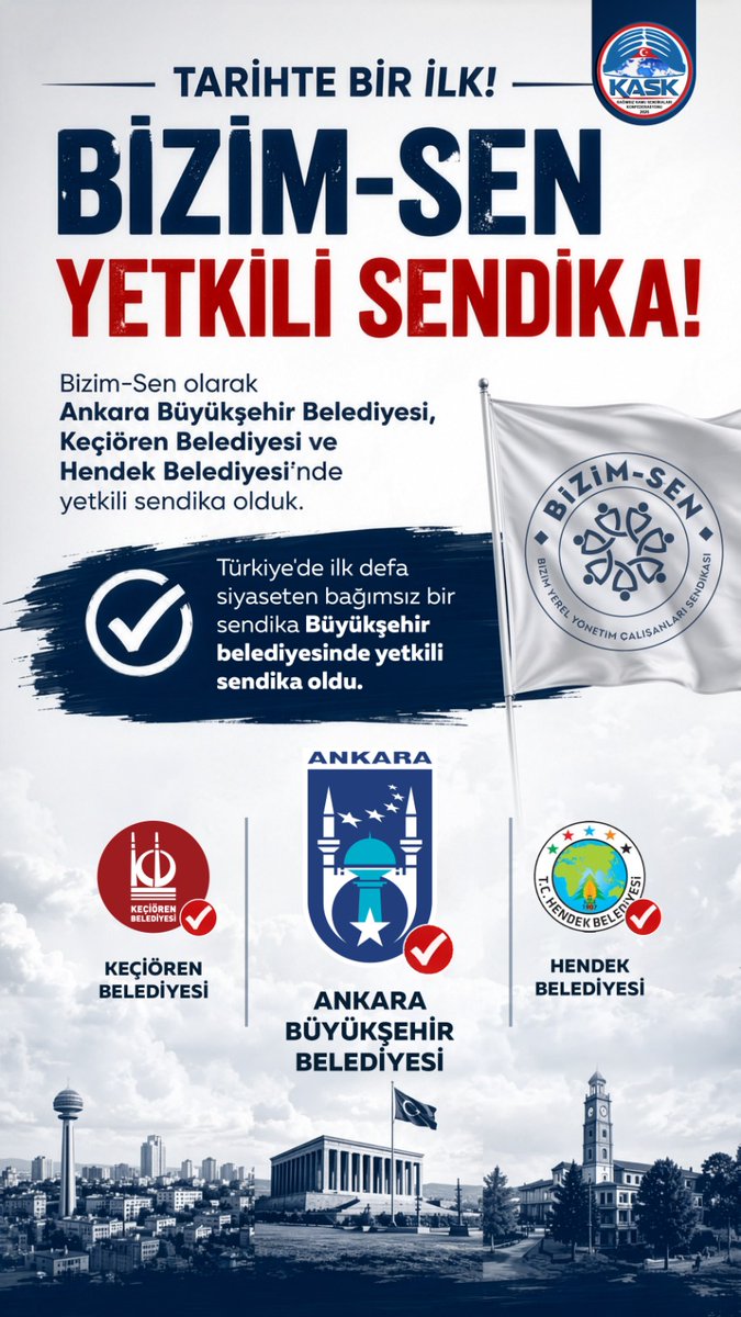 bizimsenorgtr's tweet photo. HAYIRLI OLSUN.

BİZİM-SEN YETKİLİ SENDİKA 💪

@kaskkonf @UgurSen0306 @ynsmsek 
#bizimsen #gerçeksendika https://t.co/BO3LGBZxbL