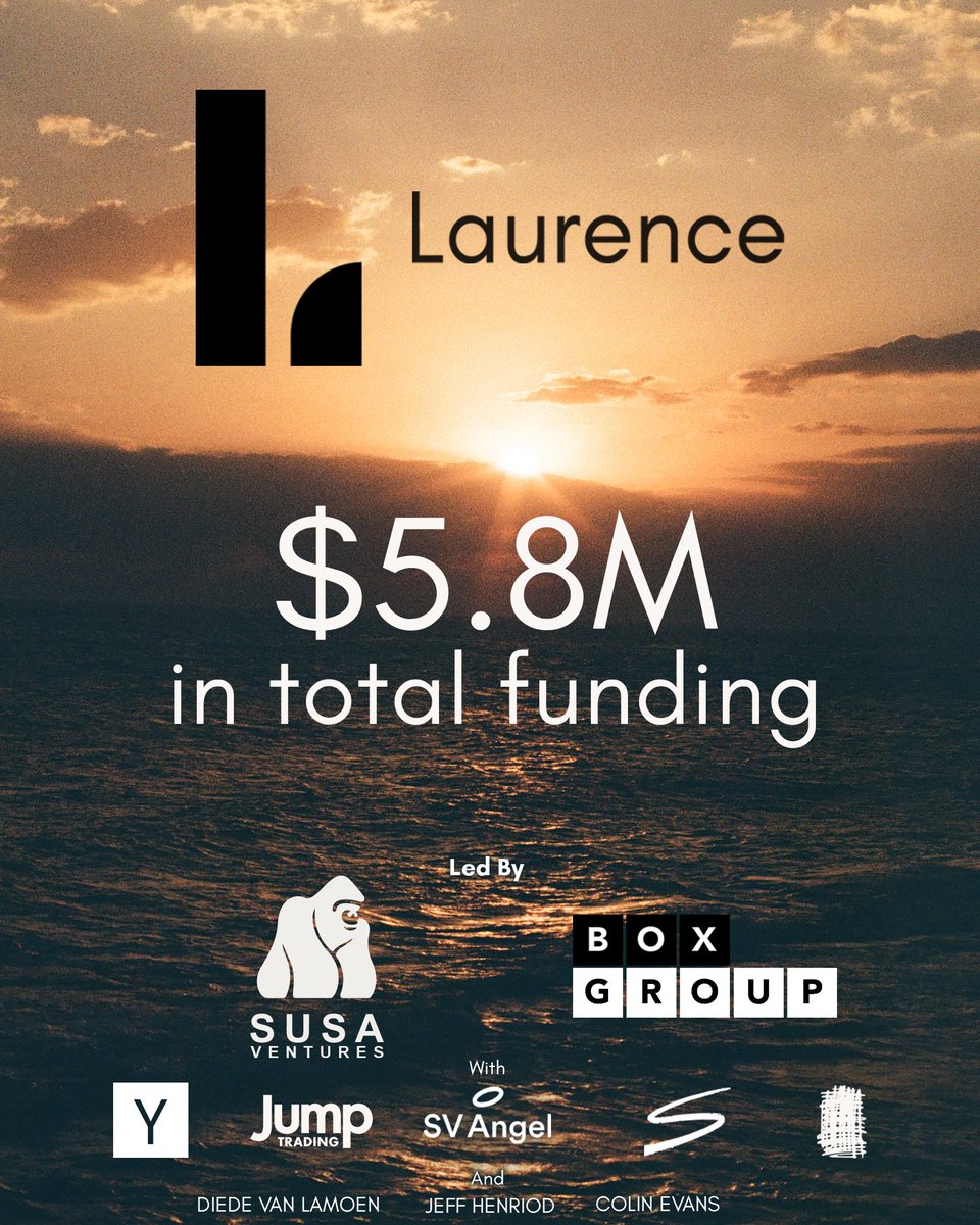 trylaurence's tweet photo. Proud to announce we've raised $5.8M in total funding for @trylaurence, the hedge fund for ads.

We founded Laurence with the key insight that we could automate performance marketing the same way quant firms systematically trade. Our system autonomously executes Amazon ad spend for fourteen brands, and our models drive a 15-40% improvement in total net profit after margin and ad spend.

Stay tuned, we have a really, REALLY fun announcement coming for you all next week ;)