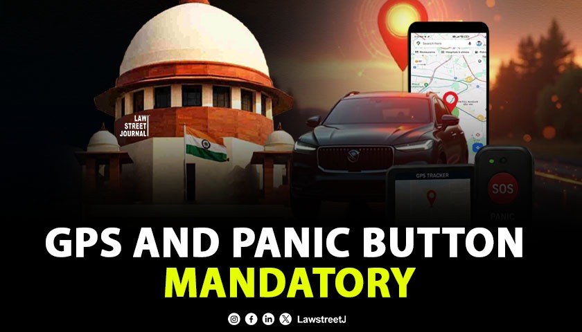 LawstreetJ's tweet photo. #SupremeCourt mandates #GPS trackers and #panicbuttons in all public vehicles, linking permits and fitness certificates to safety compliance.

Read full article here
https://t.co/bfnfrDs53Q

@isaketsourav #RoadSafety #PublicTransport #VehicleSafety #VLTD #TransportSafety #MotorVehiclesAct #PassengerSafety #WomenSafety #PublicSafety