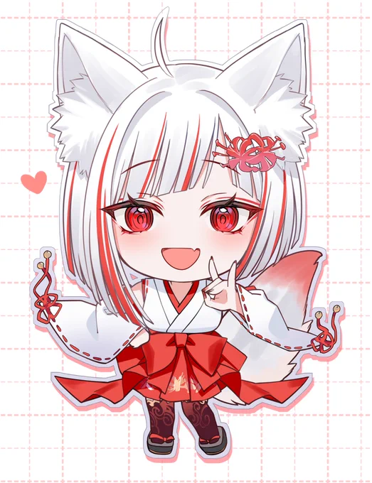 霊響椛さんの新衣装描かせていただきました! 公開おめでとうございます!