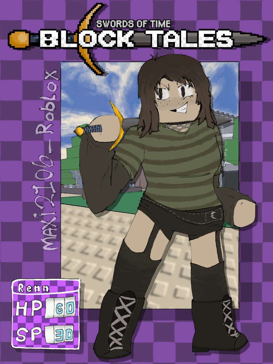 Maxi2106_Roblox's tweet photo. Sword's girl! 1/4(?
#robloxart #blocktalesroblox https://t.co/WB7SGg3DVX