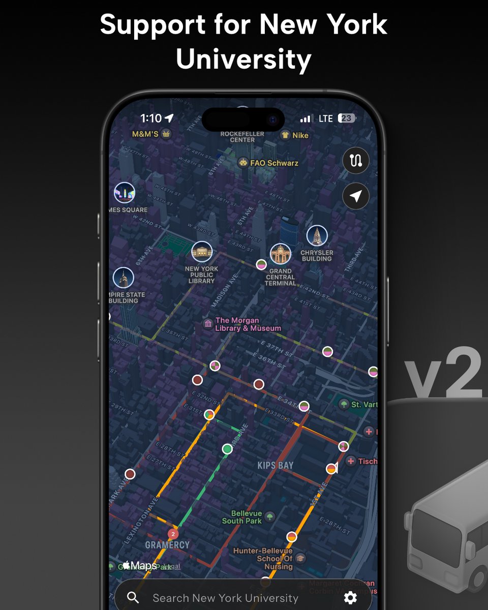 destination_app's tweet photo. Destination App supports New York University transit! https://t.co/YDR8CS1qzu