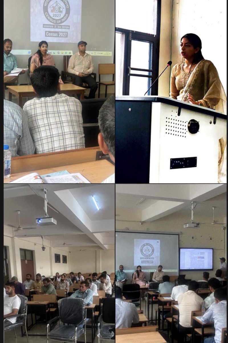 Mehak9999's tweet photo. Successfully wrapped up intensive training session with Census 2027 team . 

#NewAssingment
#NewExperience 

#Census2027 https://t.co/CPNekhQsiP