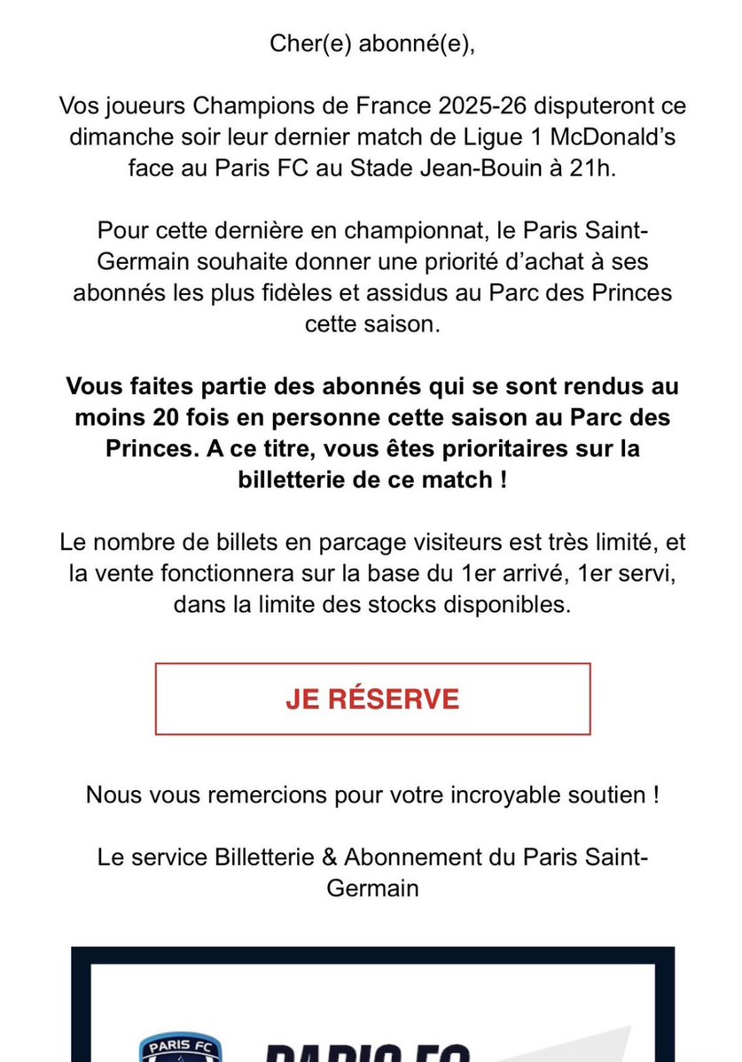 Infos Paris Billetterie tweet media