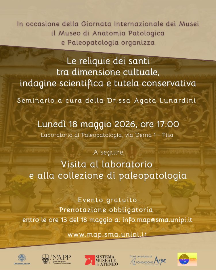 SMA_Unipi's tweet photo. International Museum Day con i musei SMA
👉https://t.co/6WfI5PE905
@icom_italia 
@Unipisa
@Orto_unipi
@Dip_Bio_Unipi
@PisaTurismo
@PisaNews
@TerrediPisa
@IlTirrenoPisa
@qn_lanazione
@PisaToday
#foto #seminario #visitaguidata https://t.co/sTMsMoHoNf