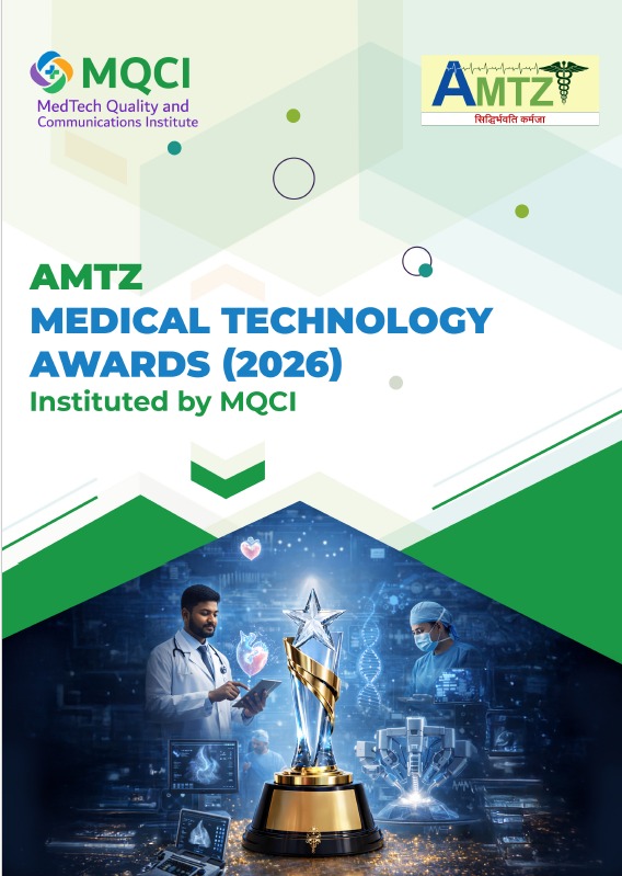 MQCI_info's tweet photo. ✨Exciting news!✨

✨The #AMTZ #Medical #Technology #Awards 2026 are now OPEN!

✨Instituted by @MQCI_INFO, these #awards honour ground breaking #innovations &amp; visionary #leaders shaping #India’s #MedTech future.

✨Entries are LIVE!  Apply now: https://t.co/9ARtSa2NKo https://t.co/cnmgROEBYe