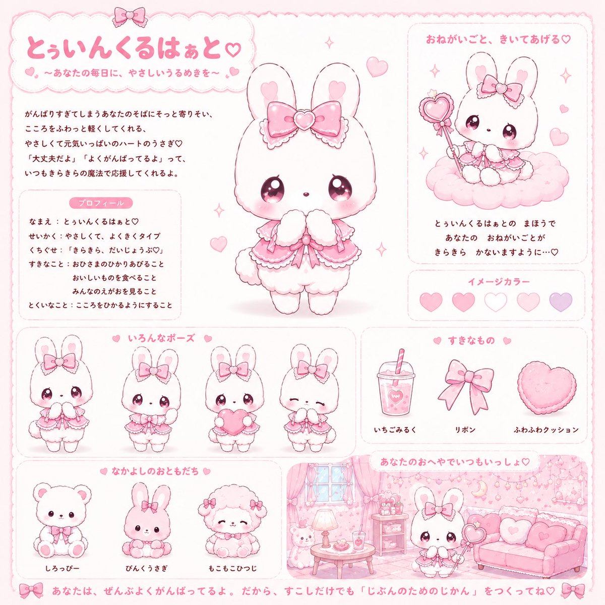 reala_gaming's tweet photo. ちゃっぴーが私のためにキャラ作ってくれた🤍嬉しい❕かわいい❕
ありがとちゃぴꕀ ♡꜀(ᥩ𓏼o̶̶̷⩊o̶̶̷𓏼ᥩ)꜆
#pinkaesthetics #originalcharacter
#pinkcharacter #kawaiiillustration
˖ https://t.co/d1ijsNhgkH